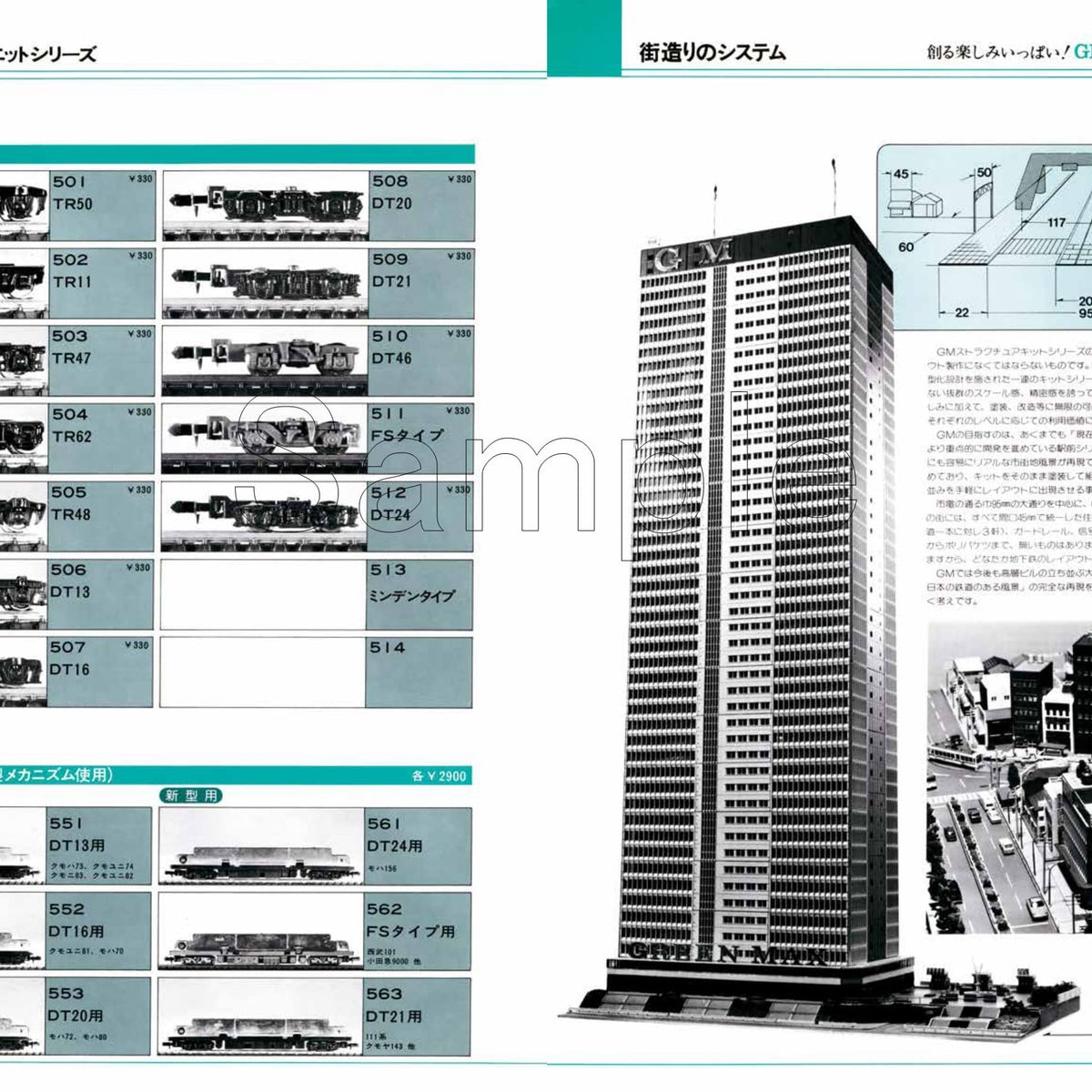 【予約販売・11月上旬出荷予定】GREEN MAX 1980年「'80グリーンマックスNゲージカタログ」