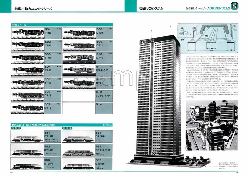 【予約販売・11月上旬出荷予定】GREEN MAX 1980年「'80グリーンマックスNゲージカタログ」