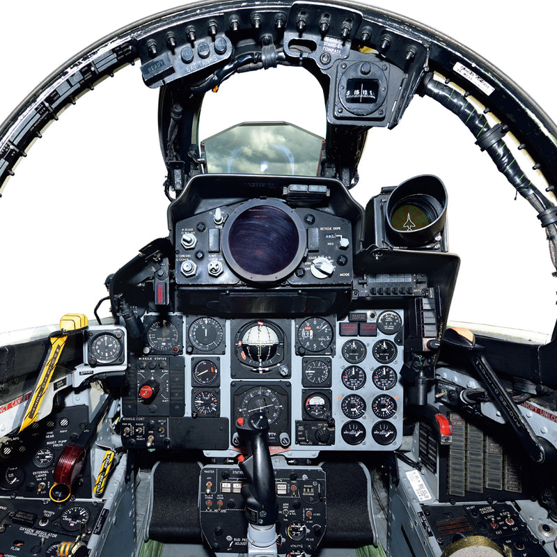 【各部名称ページ付き！】F-4EJ初号機 実物大コクピットポスター / 前席