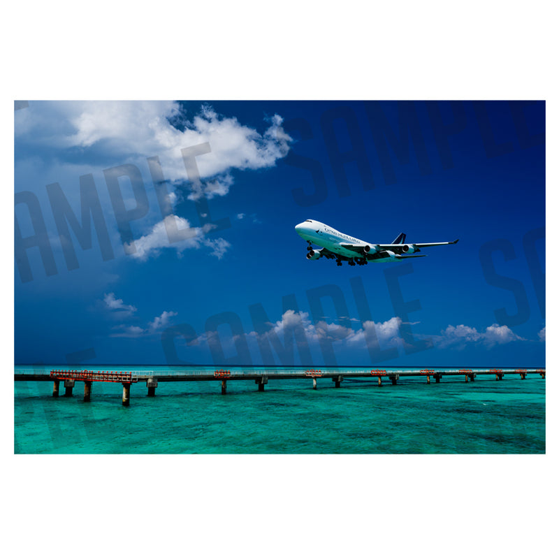キャセイパシフィック航空 BOEING 747-400ERF（A1サイズ〜A2サイズ）