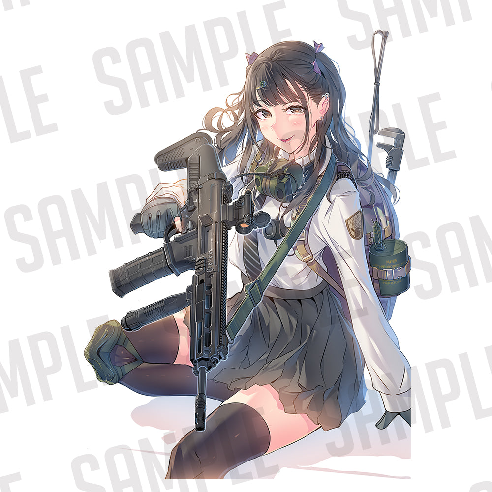 daito「武装女子高生/20式小銃装備」ポスター（A1サイズ〜A3サイズ）