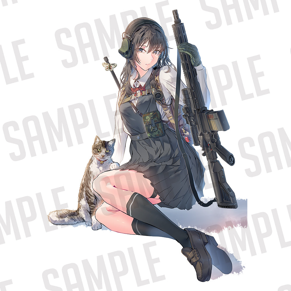 daito「武装女子高生/HK417装備」ポスター（A1サイズ〜A3サイズ）